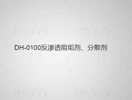 DH-0100 反渗透阻垢剂、分散剂